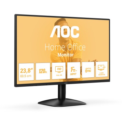 Aoc Monitor 23,8 Led Ips Fhd 16:9 4Ms 300 Cdm 120Hz, Vga/Hdmi