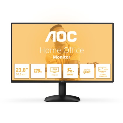 Aoc Monitor 23,8 Led Ips Fhd 16:9 4Ms 300 Cdm 120Hz, Vga/Hdmi