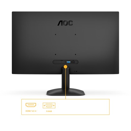 Aoc Monitor 23,8 Led Ips Fhd 16:9 4Ms 300 Cdm 120Hz, Vga/Hdmi