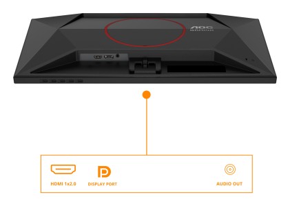 Aoc Monitor Gaming 23,8 Led Ips Fhd 1Ms 300 Cdm 180Hz, Dp/Hdmi