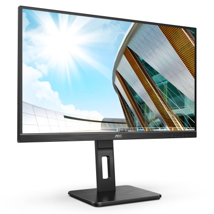 Aoc Monitor 23,8 Led Va Fhd 16:9 4Ms 250 Cdm, Pivot, Vga/Dvi/Dp/Hdmi, Multimediale