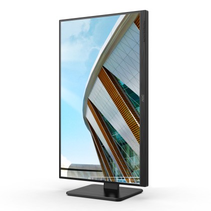 Aoc Monitor 23,8 Led Va Fhd 16:9 4Ms 250 Cdm, Pivot, Vga/Dvi/Dp/Hdmi, Multimediale