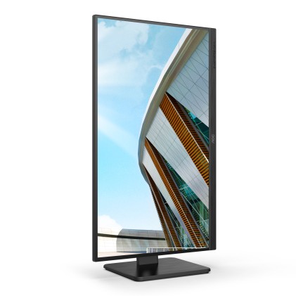 Aoc Monitor 23,8 Led Va Fhd 16:9 4Ms 250 Cdm, Pivot, Vga/Dvi/Dp/Hdmi, Multimediale