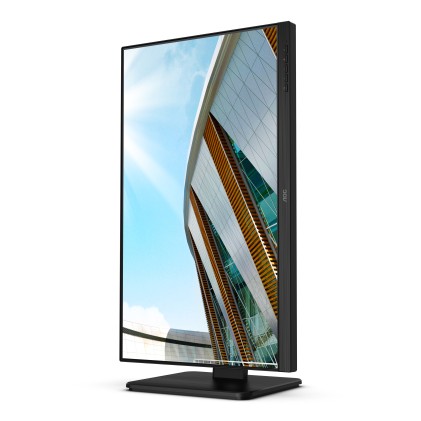 Aoc Monitor 23,8 Led Ips 16:9 Fhd 4Ms 250 Cdm, Pivot, Vga/Dvi/Dp/Hdmi, Multimediale