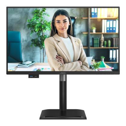 Aoc Monitor 23,8 Led Ips Fhd 16:9 120Hz, Reg Altezza, Usb-C