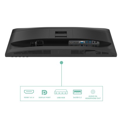 Aoc Monitor 23,8 Led Ips Fhd 16:9 4Ms 120Hz, Reg Altezza, Dp/Hdmi, Multimediale