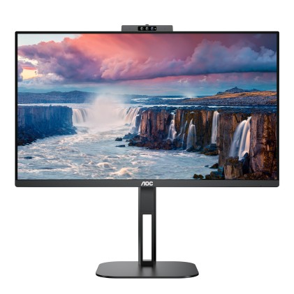 Aoc Monitor 23,8 Led Ips Fhd 16:9 4Ms 300 Cdm, Pivot, Usb-C Dock, Webcam, Dp/Hdmi, Multimediale