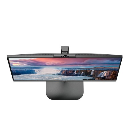 Aoc Monitor 23,8 Led Ips Fhd 16:9 4Ms 300 Cdm, Pivot, Usb-C Dock, Webcam, Dp/Hdmi, Multimediale