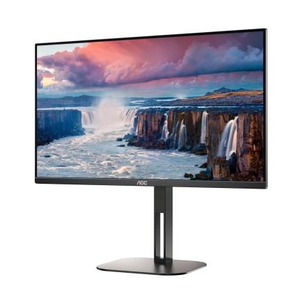 Aoc Monitor 23,8 Led Ips 16:9 Fhd 1Ms 300 Cdm, Usb-C, Hdmi, Pivot, Multimediale