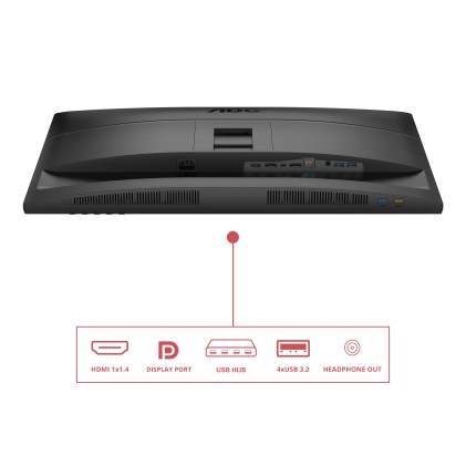 Aoc Monitor 27 Led Ips Fhd 16:9 4Ms 300 Cdm 120Hz, Reg Altezza, Dp/Hdmi