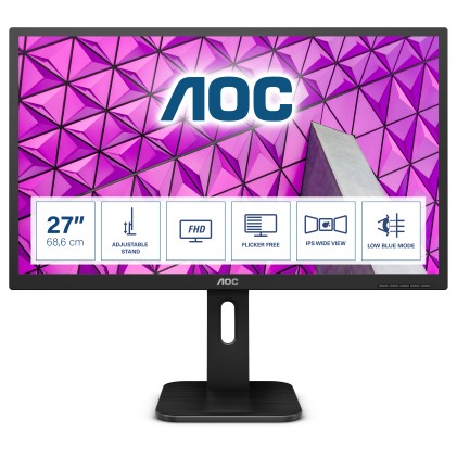 Mon 27"Ips Vga Hdmi Dvi Dp Reg Al Aoc 24P1 Pivot Usb