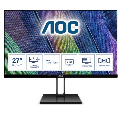 AOC 27V2Q LCD 27inch 16:9 IPS Full HD 250 cd/m2 5ms HDMI/ MHL DP