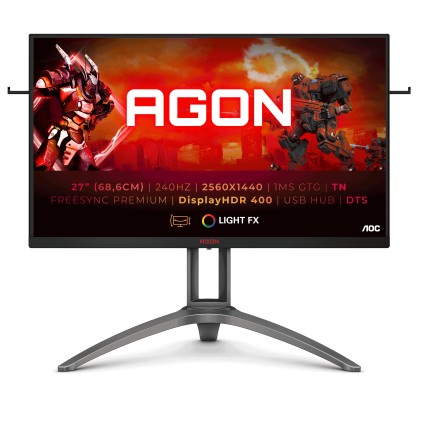 AOC AG273QZ 27inch HDR400 2560x1440 panle TN FreeSync Premium Pro HDMI/DP/USB