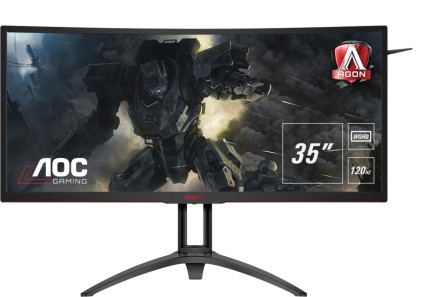 Aoc Monitor 35", Led Mwa, 21:9, 3440X1440, 300 Cd/M2, 4Ms, Hdmi, Dp, Multimediale