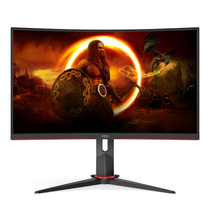 Mon 23,6"Va Hdmi Vga Gaming 165Hz Aoc C24G2U/Bk Mm Reg Curved 1Ms Dp