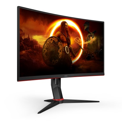 Mon 23,6"Va Hdmi Vga Gaming 165Hz Aoc C24G2U/Bk Mm Reg Curved 1Ms Dp