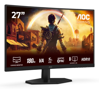 Mon 27Va  Fhd 2Xhdmi Dp 180Hz Mm Aoc C27G42E Curved