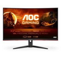 AOC C32G2AE/BK 31.5inch VA 1920x1080 16:9 250nits 165Hz 3000:1 1ms 2xHDMI2.0 DP1.2 VGA