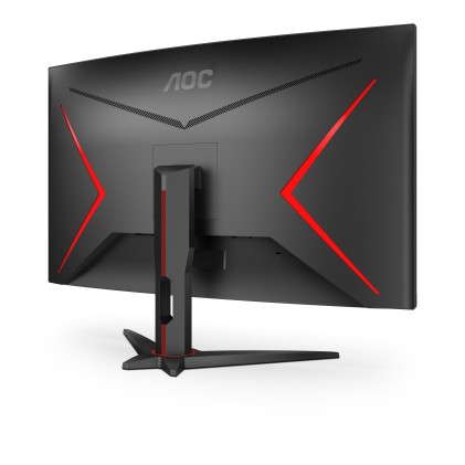 Monitor AOC G4 31,5" curvo 1500R LED VA FullHD 240Hz - FreeSync Premium - Tempo di risposta 1 ms - Angolo di visione 178° - HDMI, DisplayPort, Audio - Montaggio VESA 100x100