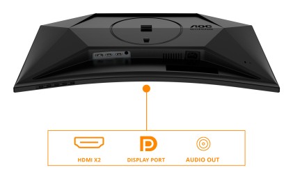 Aoc Monitor Gaming 27 Led Va Qhd 1Ms 300 Cdm 180Hz, Reg Altezza, Dp/Hdmi