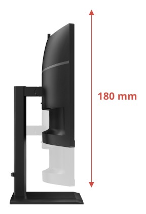 Aoc Monitor 34 Led Va 4K Uhd 21:9 4Ms 120Hz 350 Cdm, Reg Altezza, Dp/Hdmi, Usb-C, Webcam, Multimedia