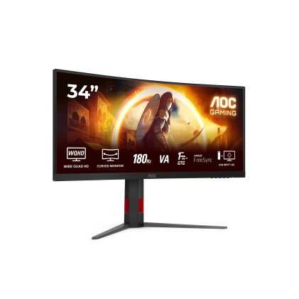Mon 34Va 3440X1440  180Hz 1Ms Gaming 21:9 Cu34G4
