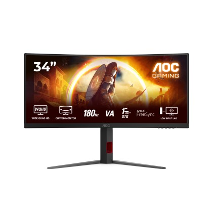 Mon 34Va 3440X1440  180Hz 1Ms Gaming 21:9 Cu34G4
