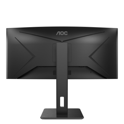 Aoc Monitor Curvo 34 Led Va 21:9 Qhd 1Ms 300 Cdm, Hdmi/Dp, Multimediale