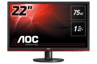 Aoc Monitor 21,5", Led Tn, 16:9, 1920X1080, 250 Cd/M, 1Ms, 178X170, D-Sub, Hdmi, Dp, Amd Free-Sync