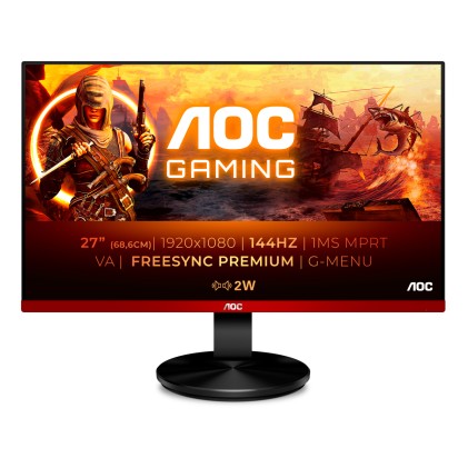 AOC Gaming G2790VXA LED display 68,6 cm (27") 1920 x 1080 Pixel Full HD Nero, Rosso