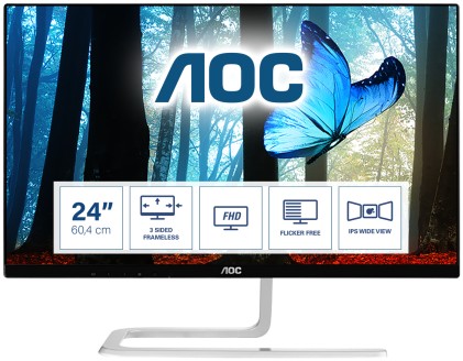 MON LED AOC 60,5cm (23,8")i2481Fxh  16:09 2xHDMI IPS black       4ms
