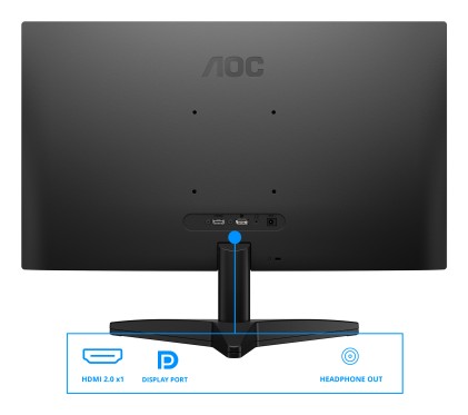 Aoc Monitor Gaming 23,8 Led Ips Qhd 16:9 0,5Ms 144Hz 300 Cdm, Dp/Hdmi