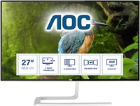 Aoc Monitor 27", Led Ips, 16:9, 2560X1440, 350 Cd/M2, 4Ms, 178X178,D-Sub, Hdmi, Dp