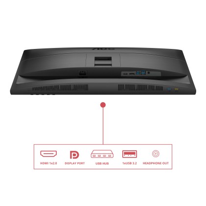 Aoc Monitor 27 Led Ips Qhd 16:9 4Ms 120Hz 350 Cdm, Pivot, Dp/Hdmi, Multimediale