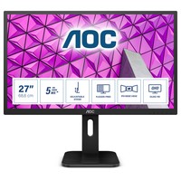 AOC Q27P1 Monitor 27inch panel IPS 2560x1440 D-Sub/DVI/HDMI/DP/MHL USB Hub speakers