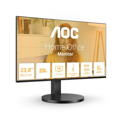 Aoc Monitor 27 Led Ips Qhd 16:9 4Ms 120Hz, Dp/Hdmi, Pivot, Multimediale