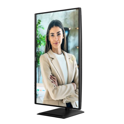 Aoc Monitor 27 Led Ips Qhd 16:9 4Ms 120Hz 350 Cdm, Pivot, Dp/Hdmi, Usb-C, Multimediale