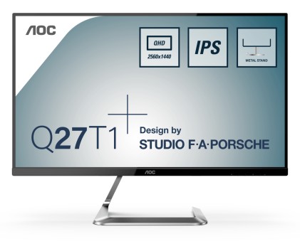 Aoc Monitor 27 Led Ips Qhd 16:9 350 Cd/M, 5Ms, Porsche Design, Dp/Hdmi