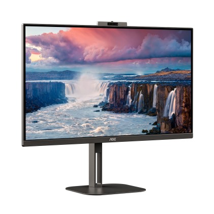 Mon 27"Ips 2560*1440 2K Hdmi Dp Usb Aoc Q27V5Cw/Bk Usbc Mm Webcam