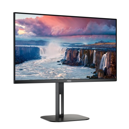 Aoc Monitor 27 Led Ips 16:9 4K Uhd 4Ms 300 Cdm, Usb-C, Dp/Hdmi, Pivot, Multimediale