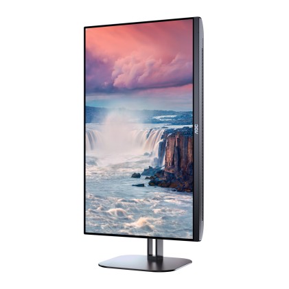 Aoc Monitor 27 Led Ips 16:9 4K Uhd 4Ms 300 Cdm, Usb-C, Dp/Hdmi, Pivot, Multimediale