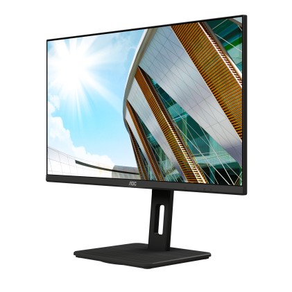 Aoc Monitor 28 Led Ips 16:9 4K Uhd 300 Cdm, Usb-C, Dp/Hdmi, Pivot, Multimediale