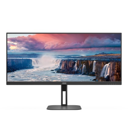 Aoc Monitor 34 Led Va Wqhd 21:9 4Ms 300 Cdm, Reg Altezza, Usb-C Dock, Dp/Hdmi, Multimediale
