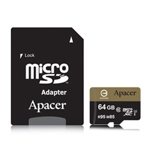 APACER memory card Micro SDHC/SDXC 64GB Class 10 UHS-I