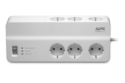 APC PM6-GR protezione da sovraccarico Bianco 6 presa(e) AC 230 V 2 m