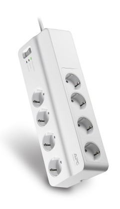APC SurgeArrest Essential Bianco 8 presa(e) AC 230 V 2 m