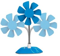 Arctic Breeze USB Fan da scrivania alimentazione USB Country Edition