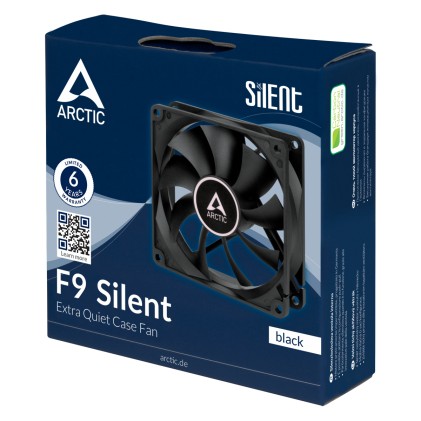 Arctic F9 Silent Ventola da 92mm - Black