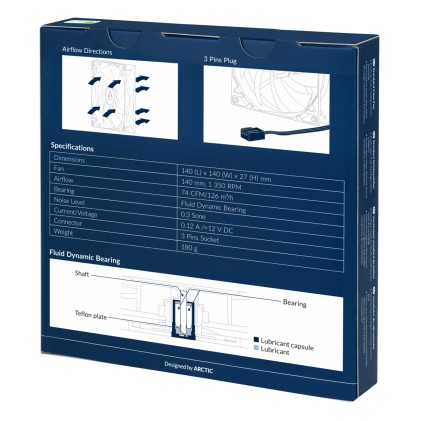 Ventola per case standard da 140mm Arctic F14