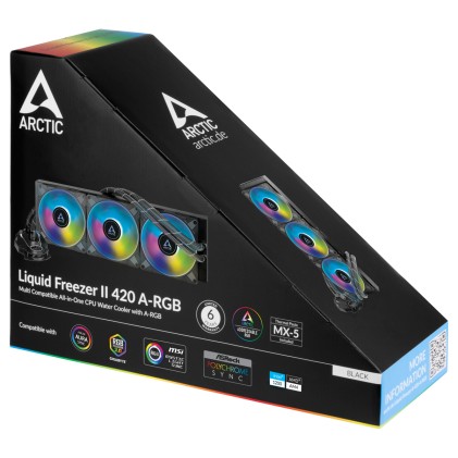 Liquid Freezer II - 420 A-RGB Black